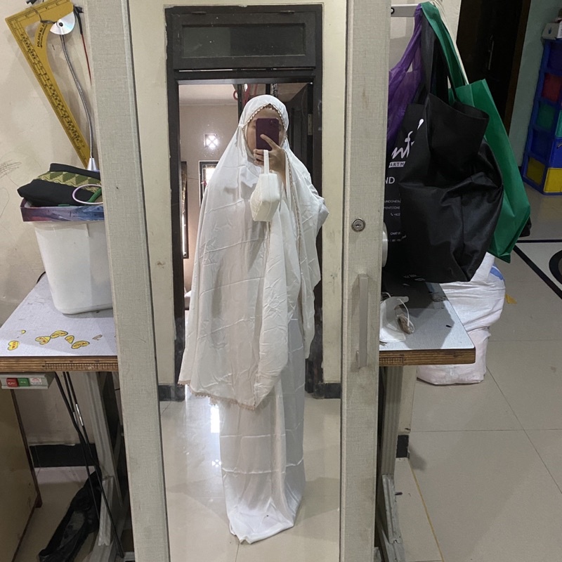 NEW READY COD | [NEW BISA COD] Set Mukena Silk Elegan dewasa premium travelling Dewasa 2in1 bisa untuk hampers dan seserahan