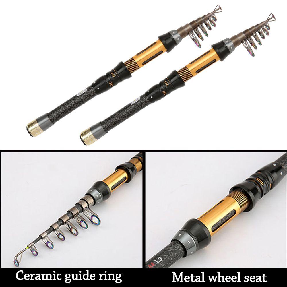 TOP Joran Pancing Teleskopik Portable Ultralight Adjustable Carp Feeder