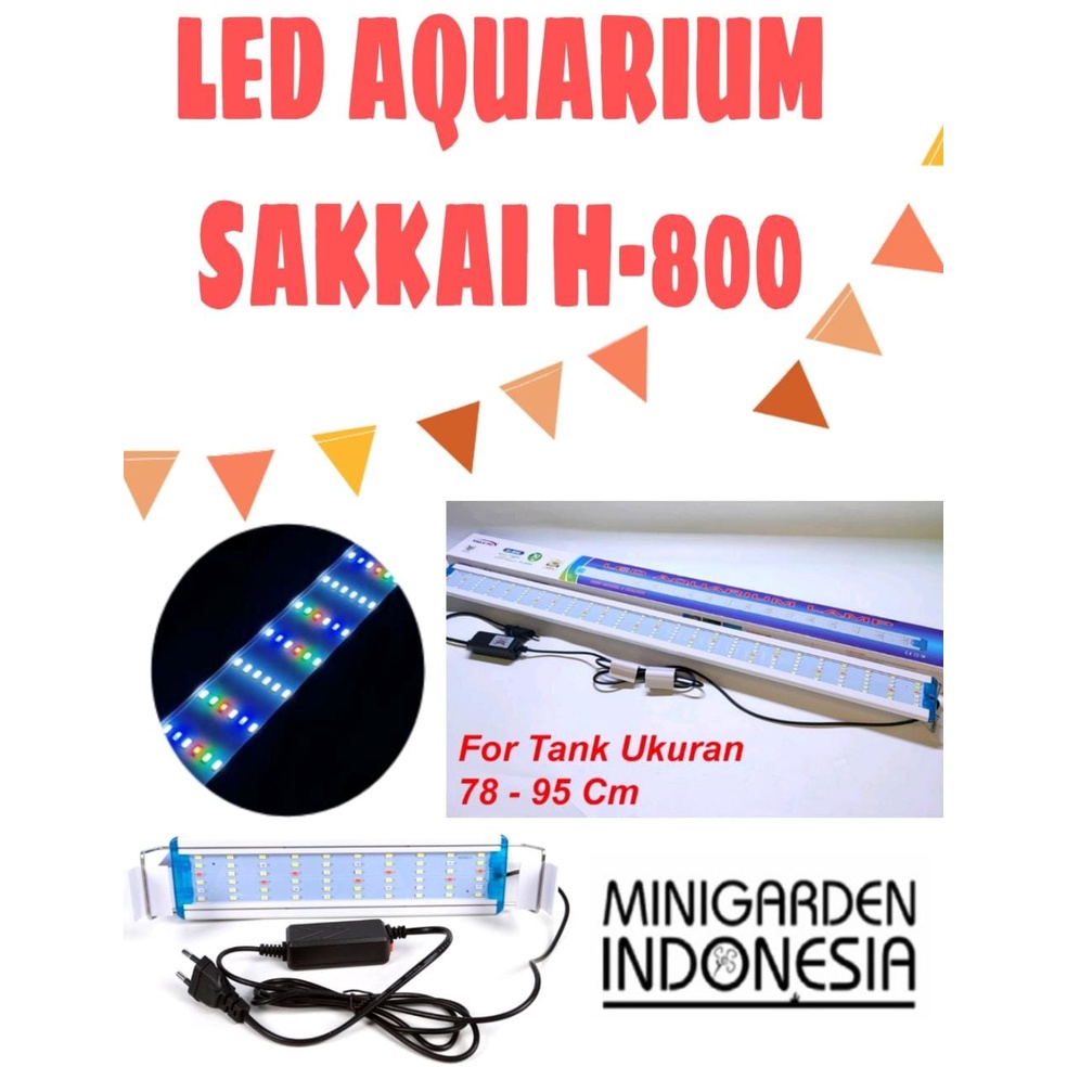 SAKKAI PRO H-800 30W 80CM LAMPU LED AQUARIUM TOP AQUASCAPE GANTUNG