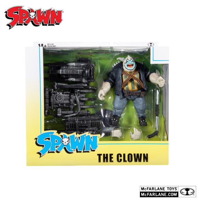 Mcfarlane Toys Wave 1 The Clown Deluxe Figure  Spawn 