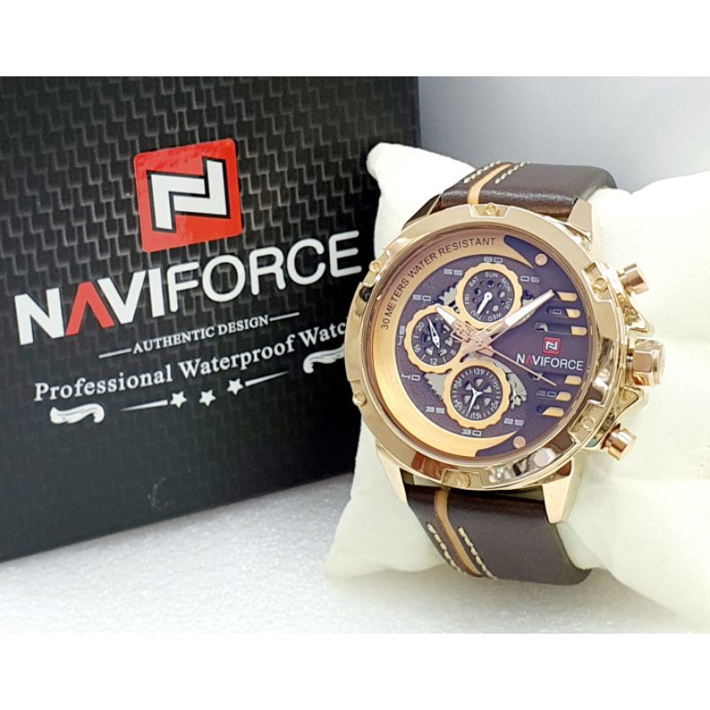 Jam Tangan Pria terbaru Naviforce KF9110 Chrono Aktif