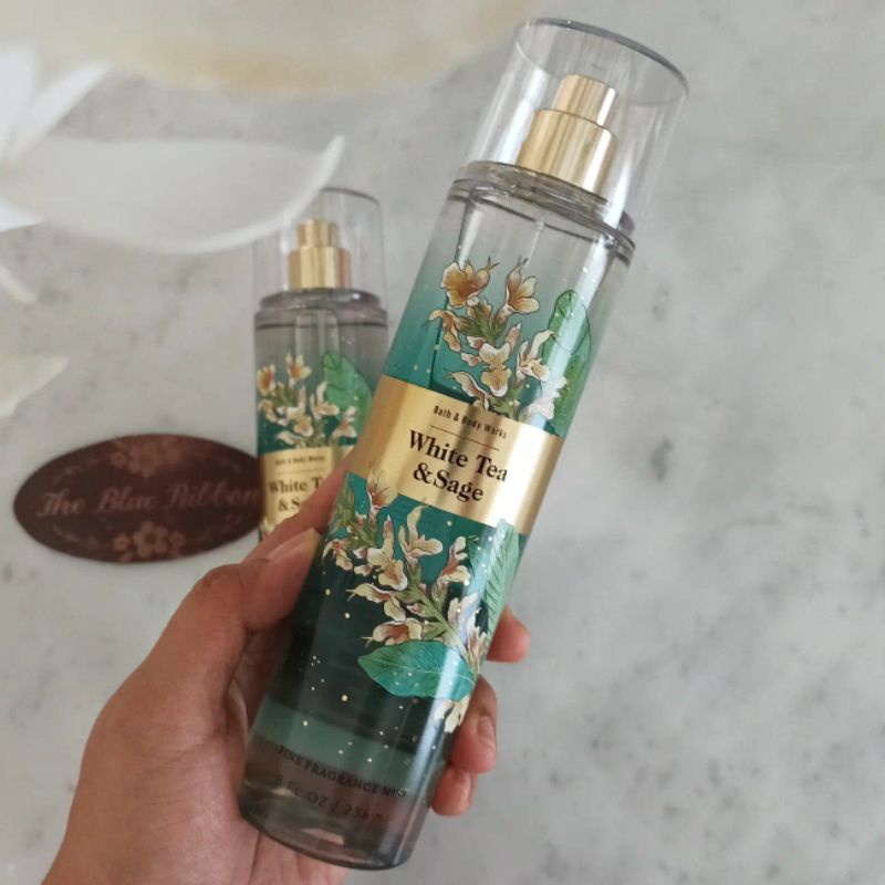 BATH AND BODY WORKS WHITE TEA &amp; SAGE BODY MIST