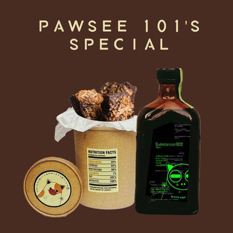 

Pawsee 101 specials- gift box/care package
