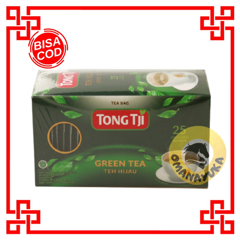 

Tong Tji Green Tea 1 pack isi 50 gram ( Tea Bag/ Teh Celup dgn Amplop )