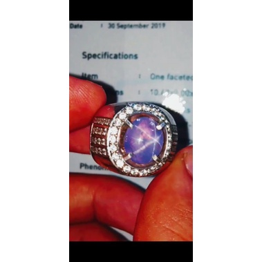 purple safir Ceylon Srilanka