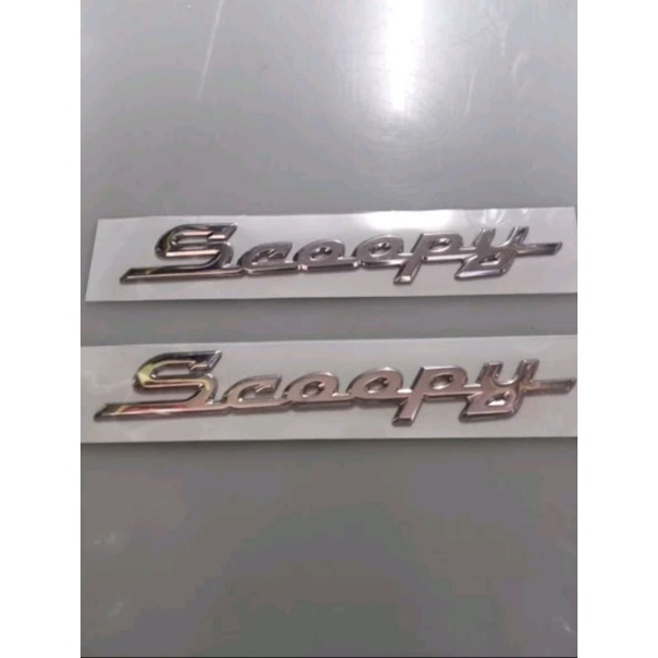 Stiker emblem scoopy new ring 12 k93 original lp