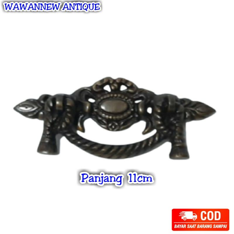 Handle / Tarikan Laci Gagang Lemari Jendela Pintu Rumah Kuningan Kitchen Set 11cm