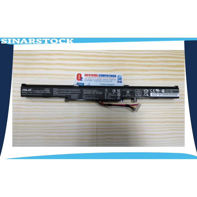 Original Baterai Laptop ASUS X450 X450J X450JF A450J A450JF F550 F550D