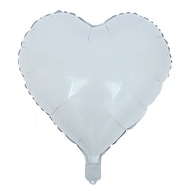 Balon Foil Love / Balon Foil Bentuk Hati 40cm Perpack Isi 50pcs