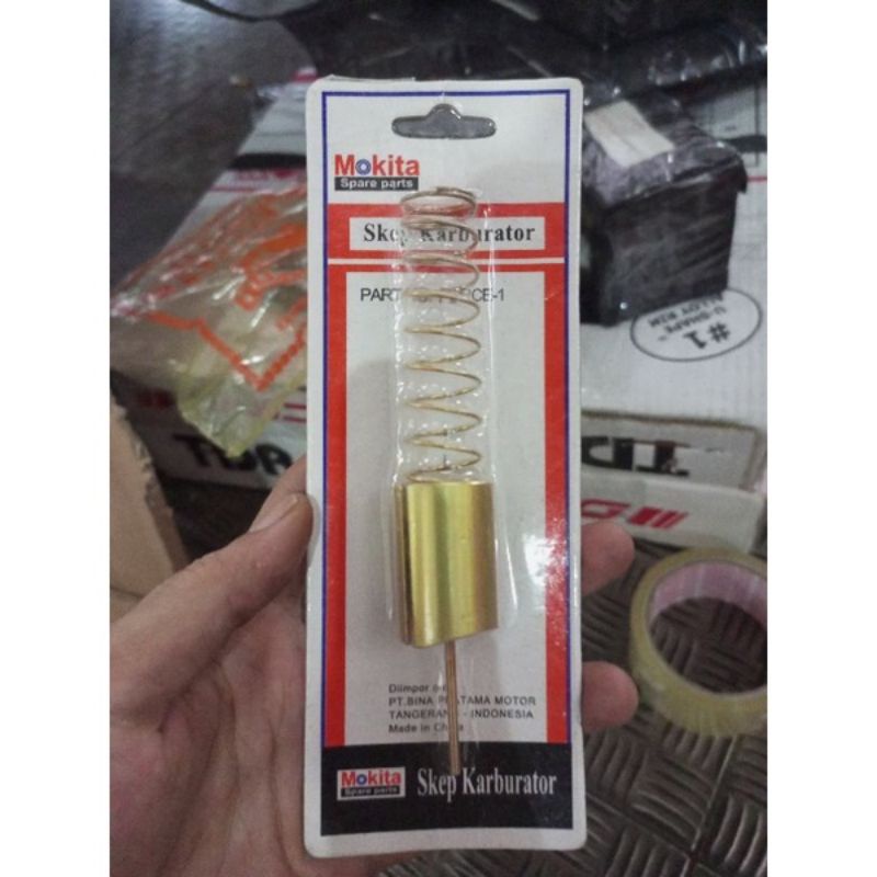 SKEP KARBURATOR FIZR FORCE ONE F1 FI SKEP KUNINGAN SKEP JARUM PER SKEP KUNINGAN ANTI BARET PISTON KA