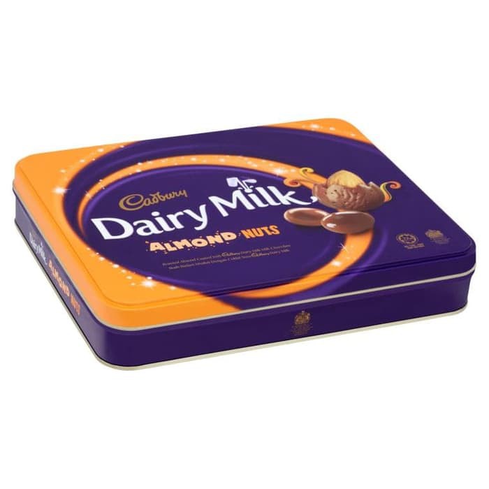 

#HANDCARRY Cadbury Dairy Milk Chocolate Almond (Tin) 300g - UFOHCR2415