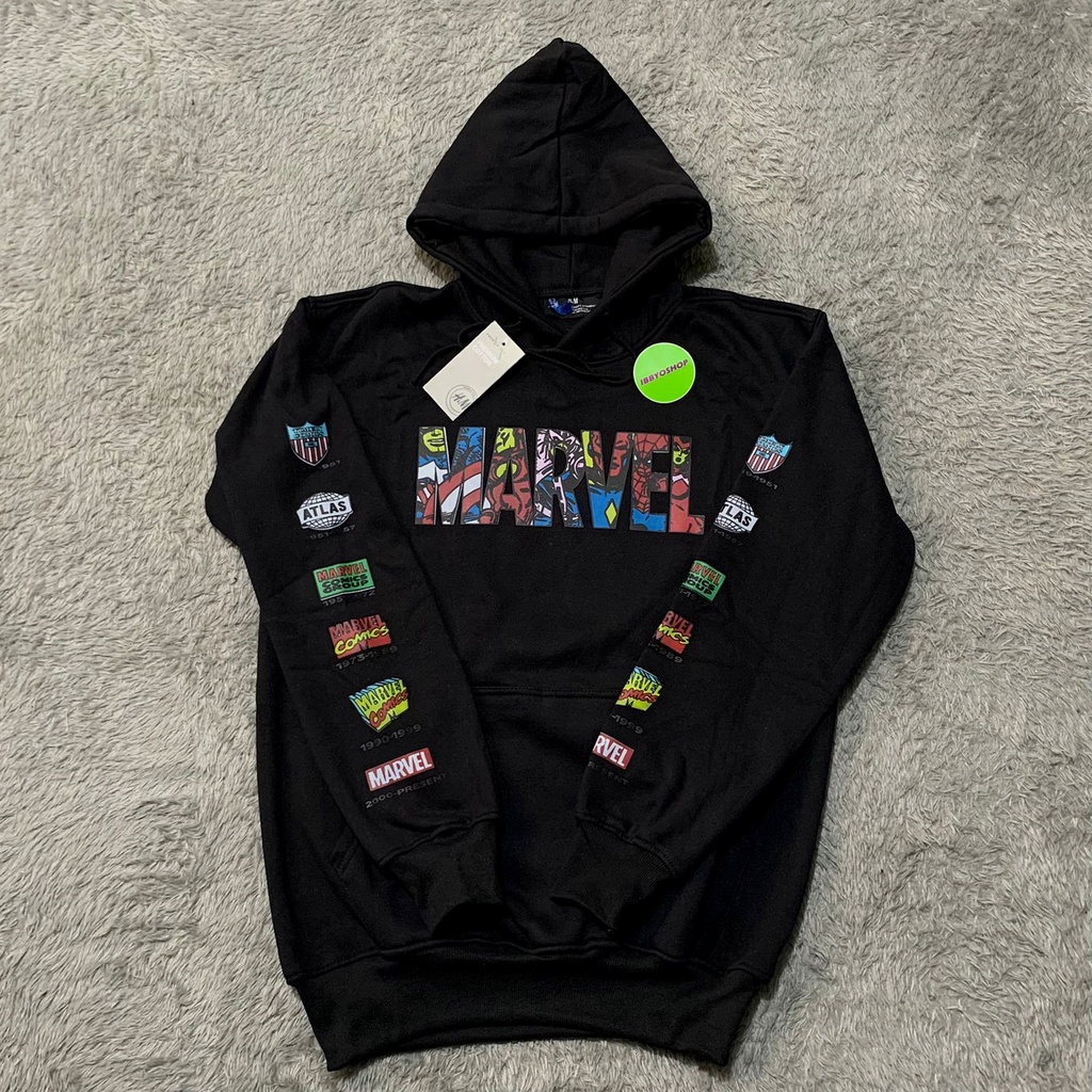 SWEATER HOODIE MARVEL BY H&amp;M PREMIUM FULLTAG &amp; LABEL