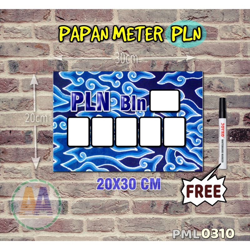 

Papan Meter Listrik PLN PAM motif Unik - Batik 10 - Toko2A