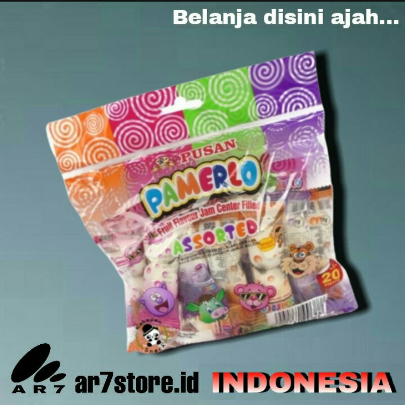 PAMERLO marsmallow permen isi 20 pcs