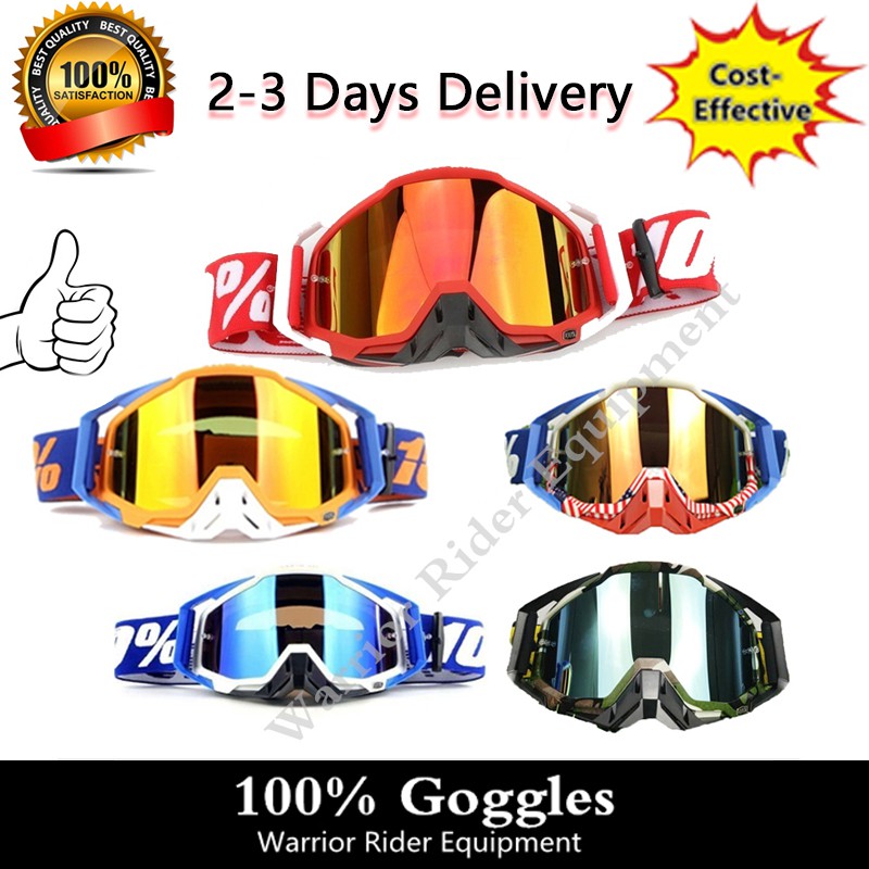 KACAMATA GOGGLE 100% MOTOR CROSS MURAH TRAIL ADVENTURE Tersedia untuk JPX