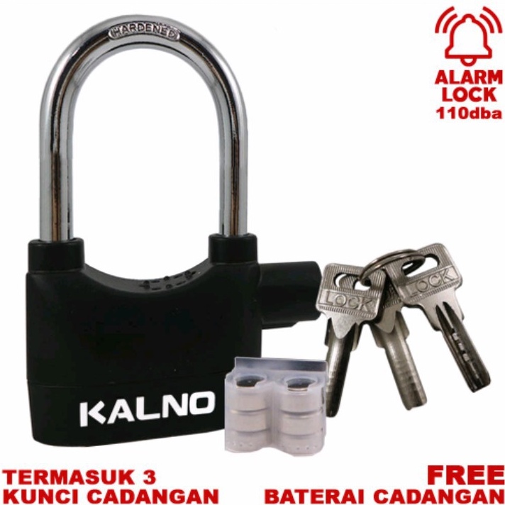 GEMBOK ALARM ANTI MALING - RING PANJANG