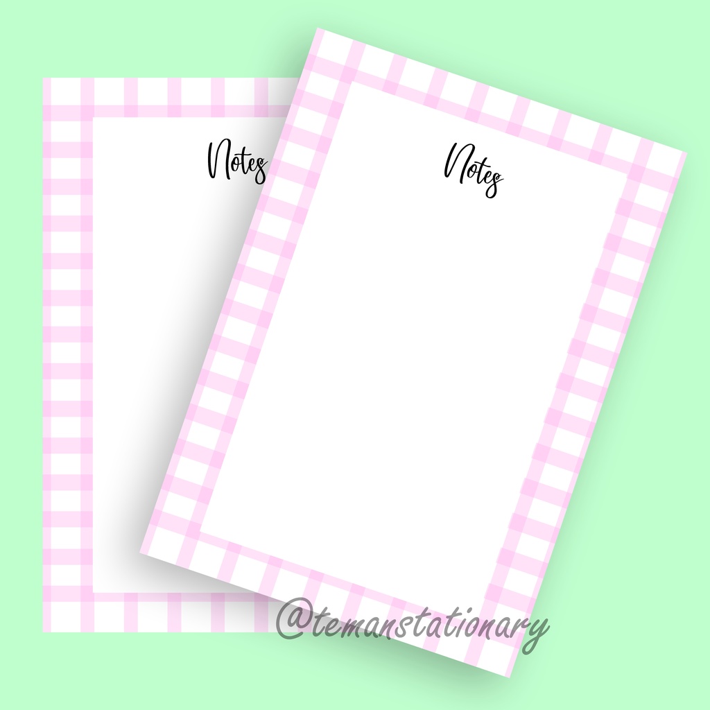 

Notes To Do List Catatan Harian Kertas Binder Motif A5 20 Rings 100gsm