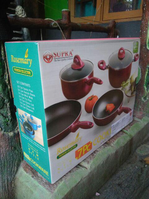 Panci Set Supra Panci Set 7 Pcs Harga Grosir Distributor Panci Set Teflon Supra Panci Set Supra 7pcs