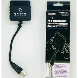 konverter converter konektor gamepad joystick stik stick sambungan playstation PS 2 3 PS2 PS3 PC la