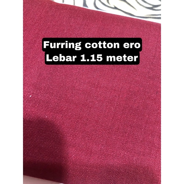 Multi Kain hero arrow errow ero cotton furing furring puring per 0.5 meter