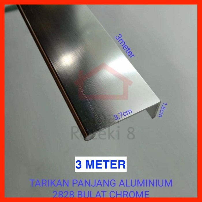 Handle Tarikan 2828 Aluminium Profil Laci Pintu Lemari Minimalis Dapur