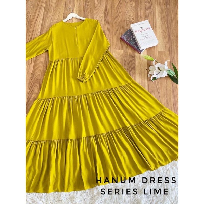 Hanum dress / gamis wanita rayon