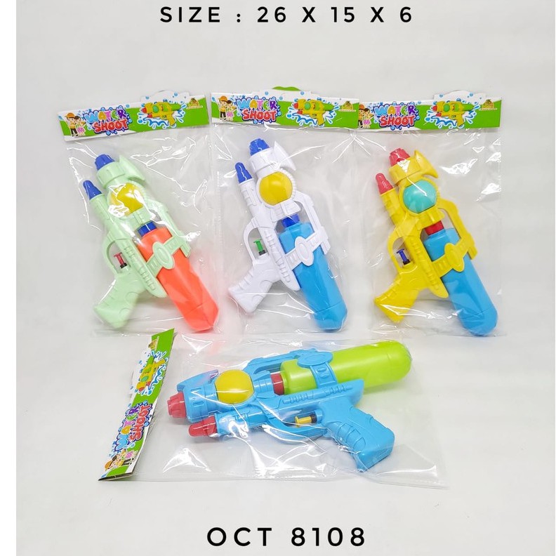 Mainan Pistol Air Warna Warni OCT8108 Water Gun 26 CM