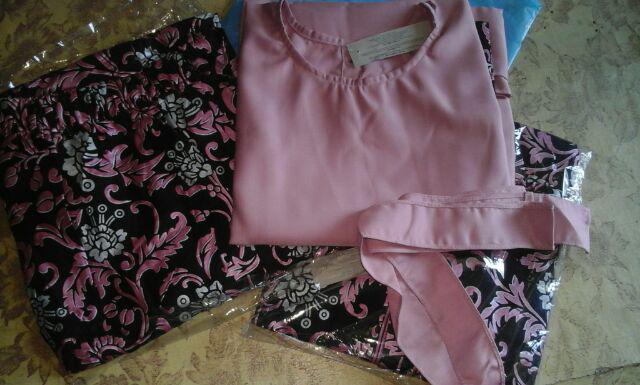 Batik Couple Kebaya Modern Rabbani Set / Batik Couple Kebaya Rabani Baju Stelan Wanita Stelan Batik