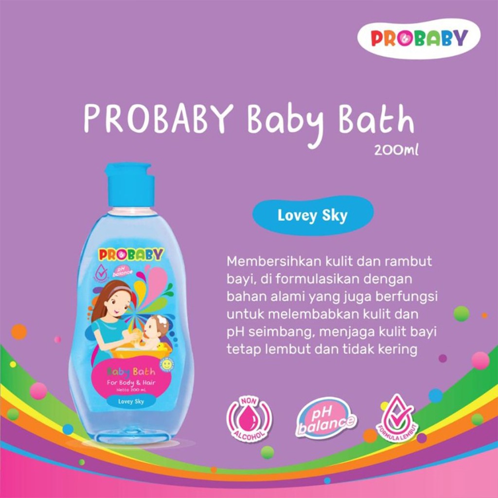 Probaby Baby Bath - Pro Baby Bath 200ml - Sabun Mandi Bayi