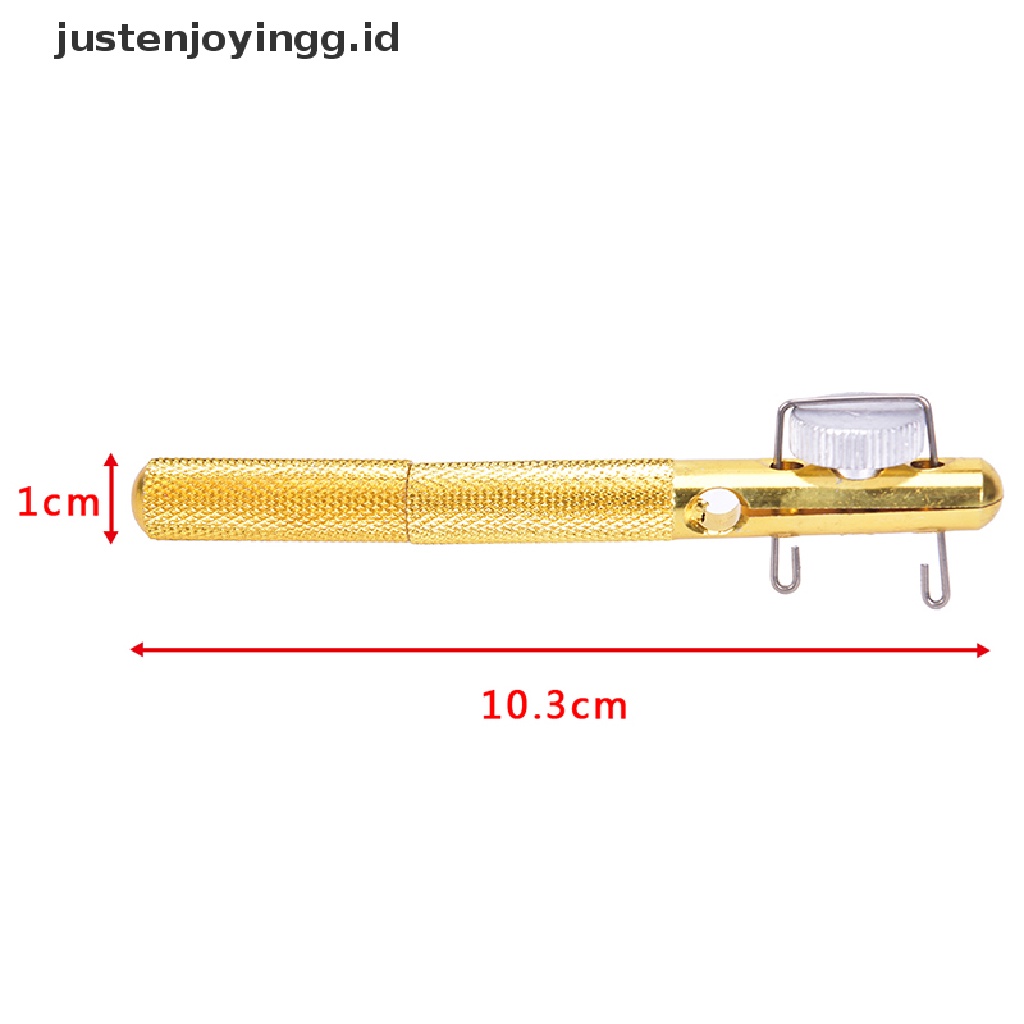 // justenjoyingg.id // Metal Fishing Hook Knotting Tool &amp; Tie Hook Loop Making Device Hooks Remover ~