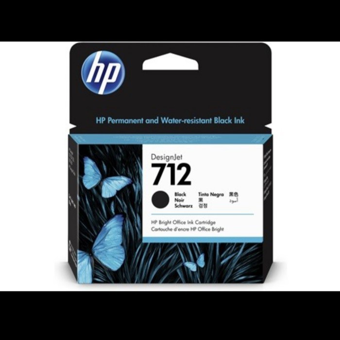 Tinta Hp 712 Black ( 80 Ml) For Hp Designjet T210 , T230 , T250, T630