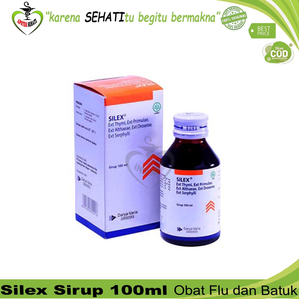 OBAT BATUK SILEX HERBAL 100ML / OBAT BATUK IBU HAMIL DAN MENYUSUI