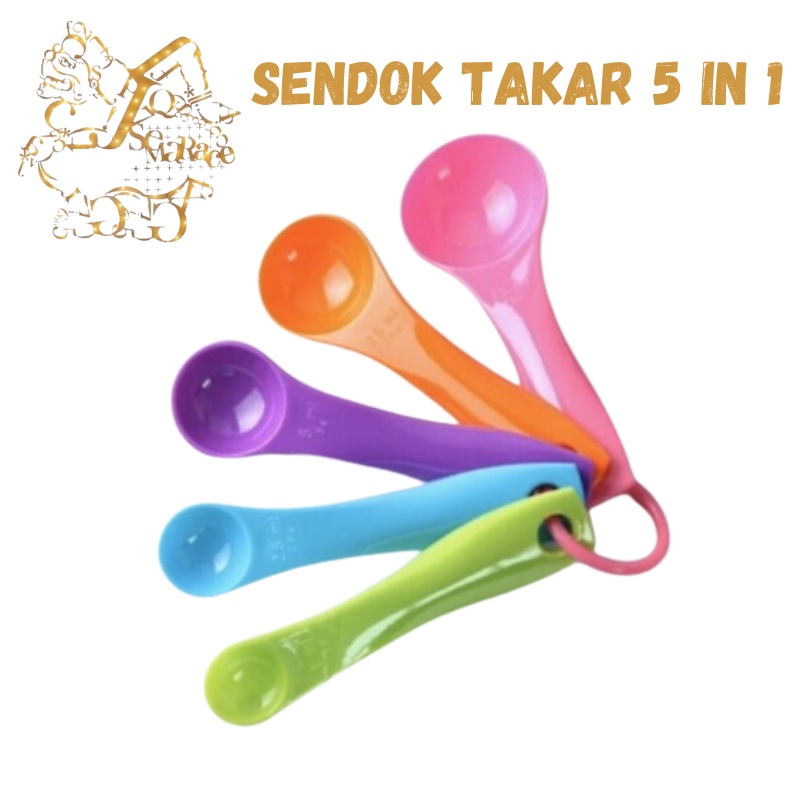 SENDOK TAKAR SET 5 IN 1