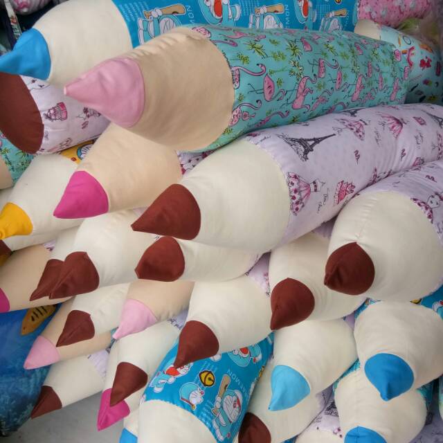 

PROMO MURAH Bantal Pensil Karakter Murah Lucu Kekinian