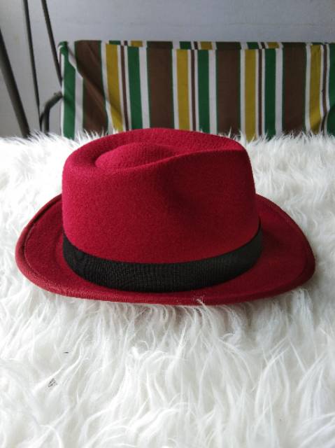 Fedora polos  anak warna warni