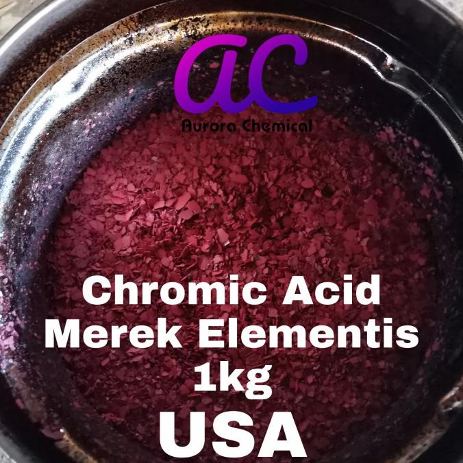 Chromic acid ELEMENTIS 1kg USA / Kromic acid / Asam Kromat .