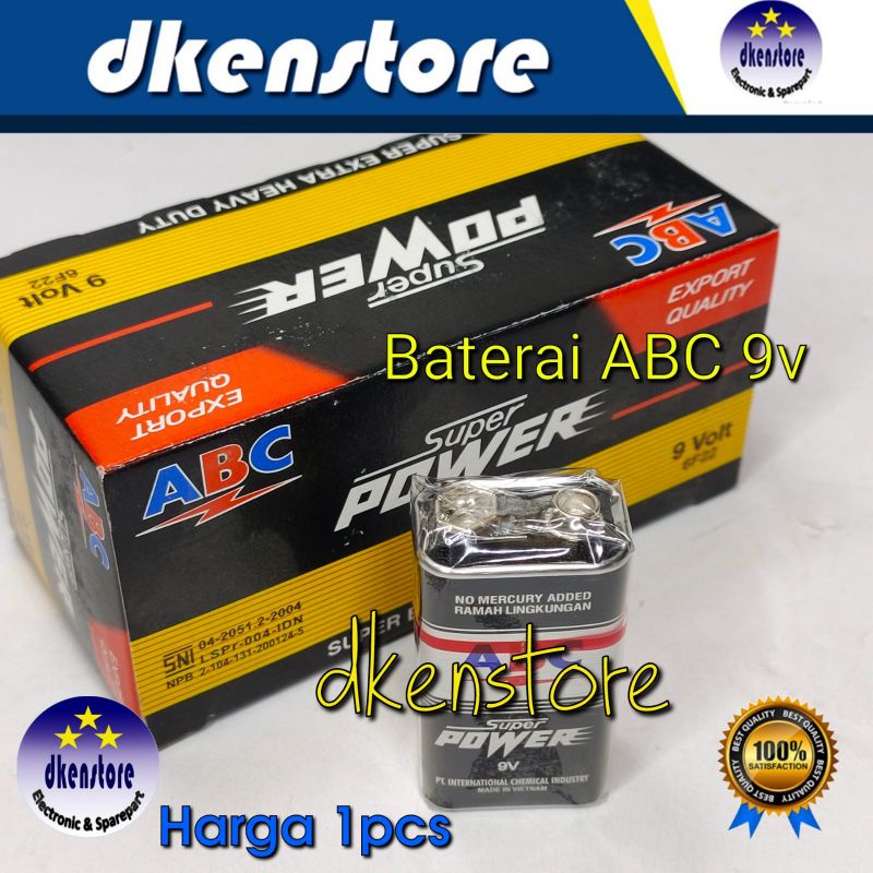 Baterai ABC 9v batre 9 volt