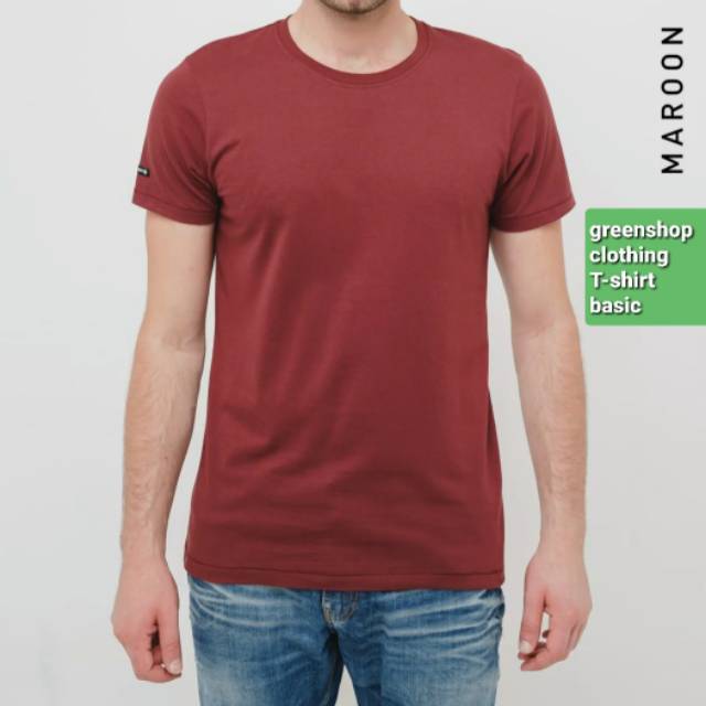Kaos Polos Basic pria GREENLIGHT ORIGINAL