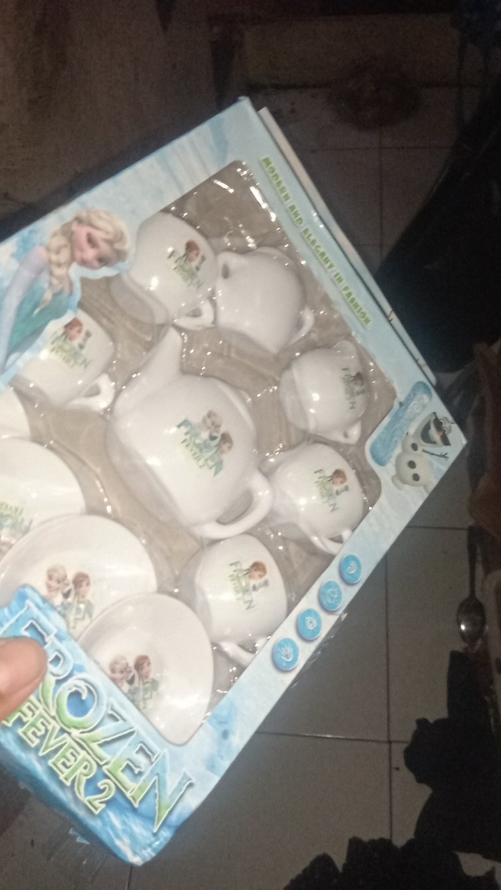 Mainan Anak Set Cangkir Teko Wh090 Karakter Mini