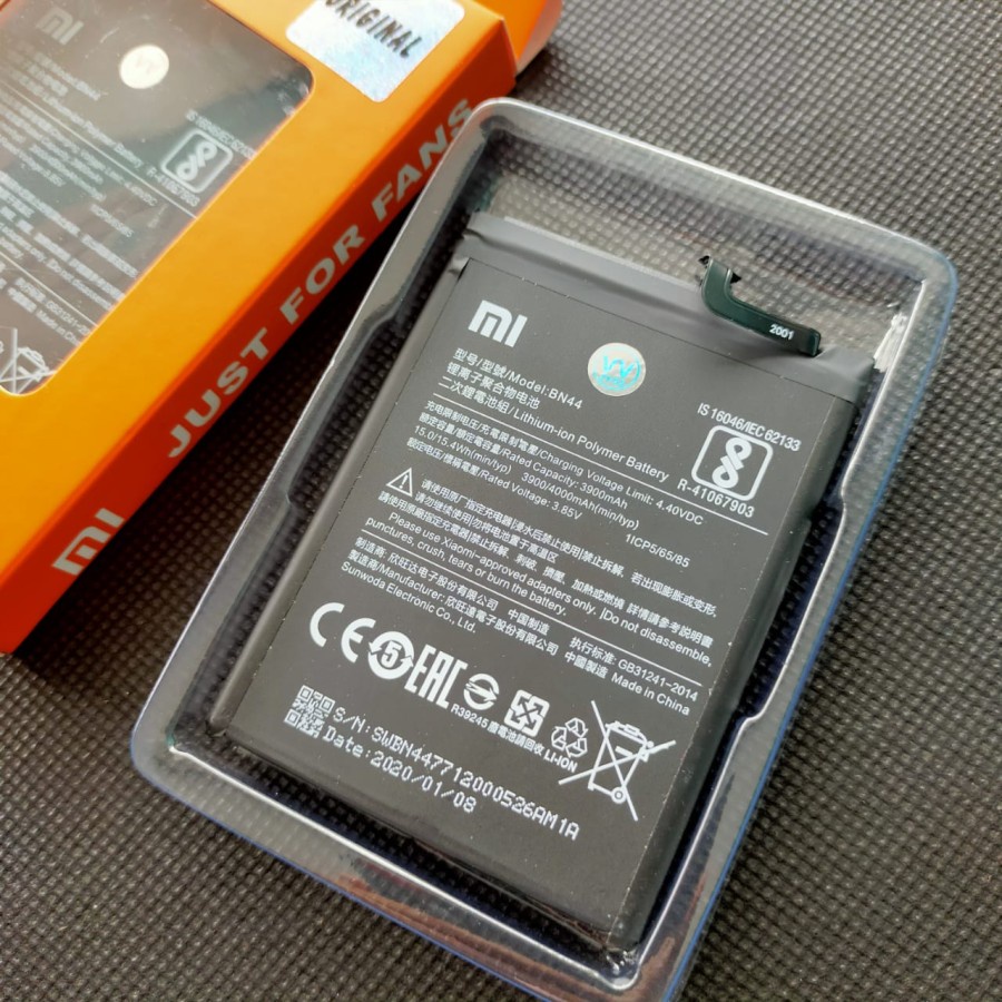 Baterai Batre Xiaomi Redmi 5 plus BN 44 Original Redmi 5 + BN44 ORIGINAL 100% DISTRIBUTOR