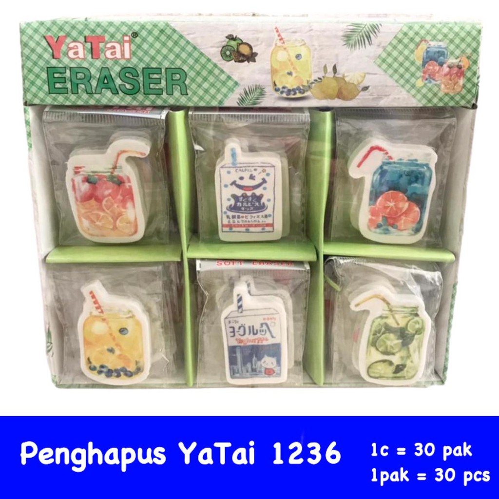 

Penghapus Davis Yatai YT-1236/YT-1237 MOTIF RANDOM (1 pcs)