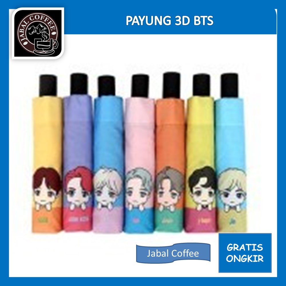 Payung Anak Unik / Payung 3D Bts Dewasa / Payung Lipat Portable