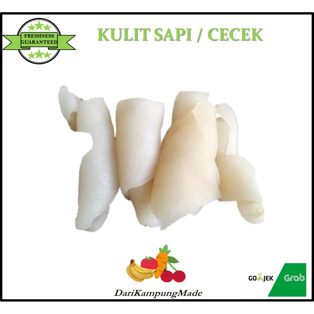 

GRAB / GOJEK ONLY / CECEK / KULIT SAPI / DIJUAL PER 250GR