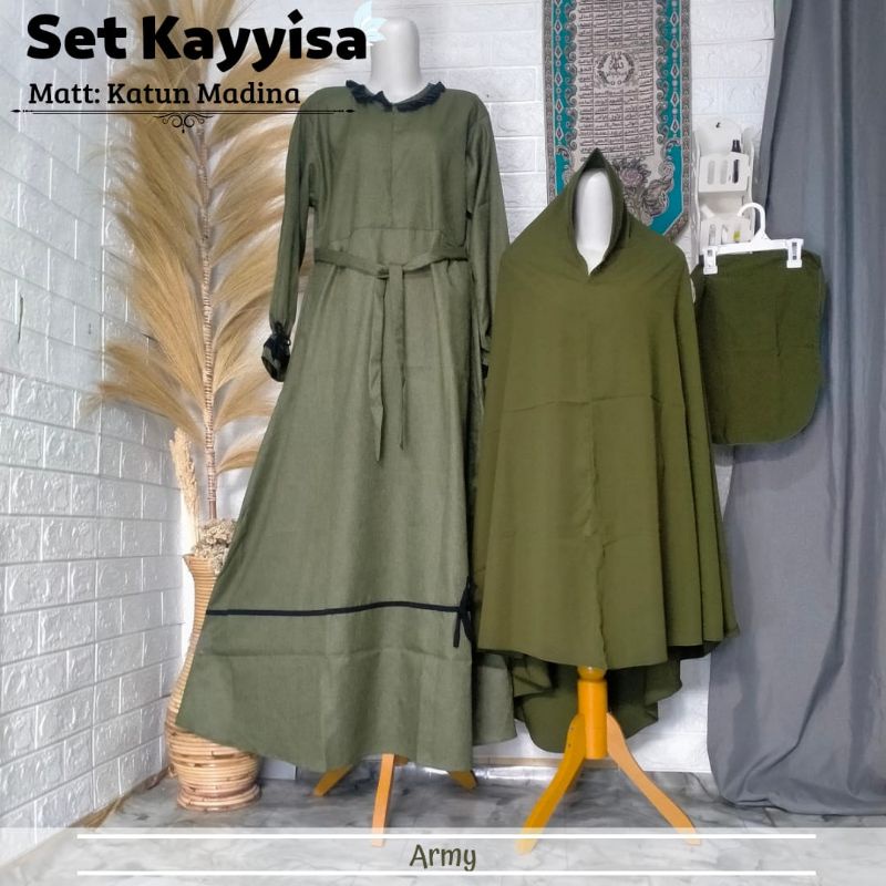 GAMIS KATUN MADINA SET JILBAB TERMURAH