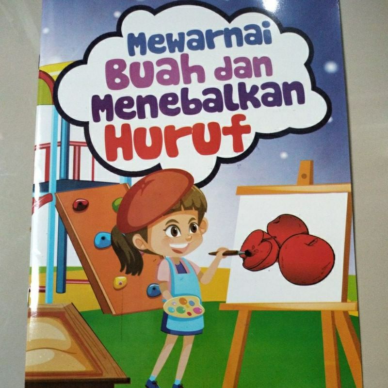 Buku Mewarnai Anak Paud/TK Serial Buah- Buahan