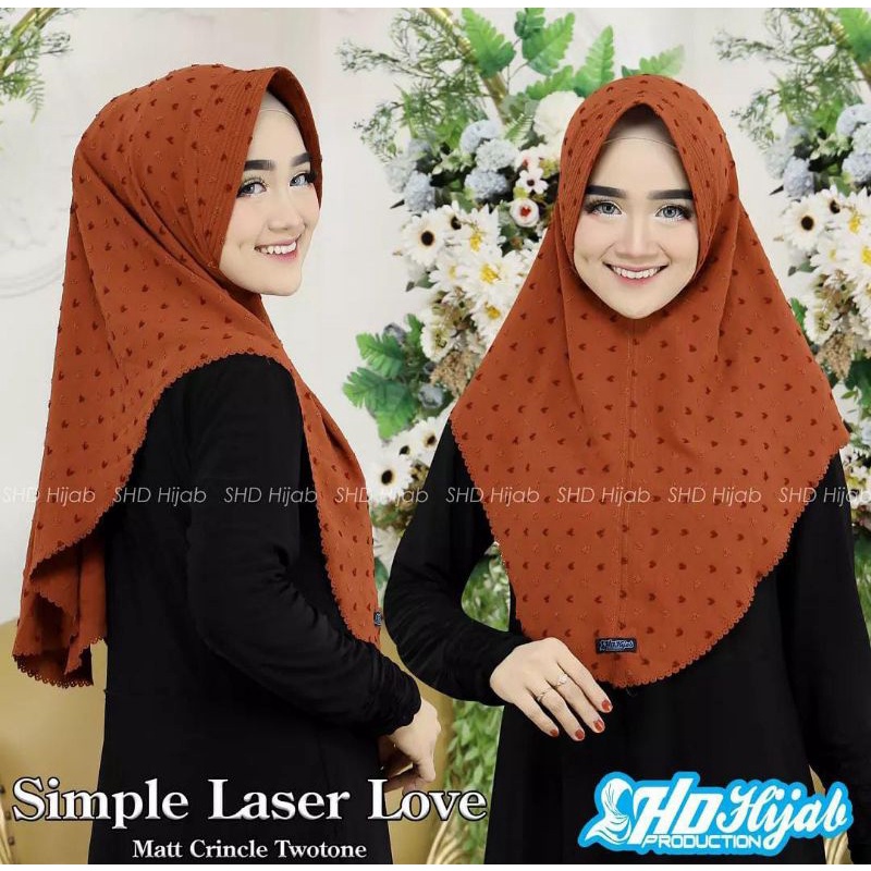 Jilbab instan Simple Laser ORI SHD hijab/ jilbab murah / jilbab instan