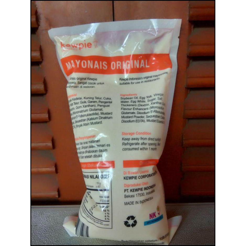 

Promo Terbatas - Kewpie Mayonnaise 1 Kg Original Sauce Mayo Khas Jepang Japanese Food
