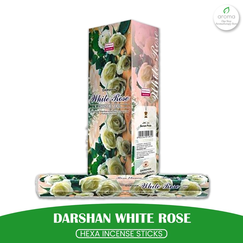 Dupa India (Aromaterapi) Hexa - Darshan White Rose