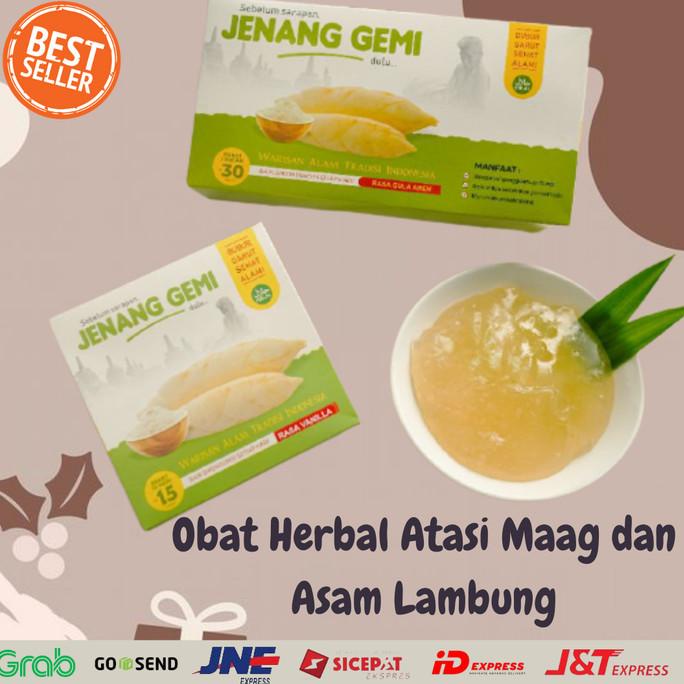 TERMURAH Original Jenang Gemi Obat Herbal Atasi Maag dan Asam Lambung 30 Sachet Asli