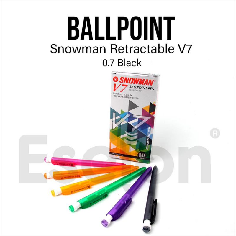 

ballpoint snowman pulpen bagus